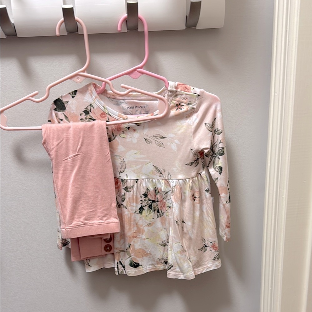 Posh Peanut Vintage Pink Rose set